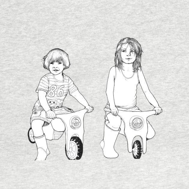 Kids on Bikes by Freja